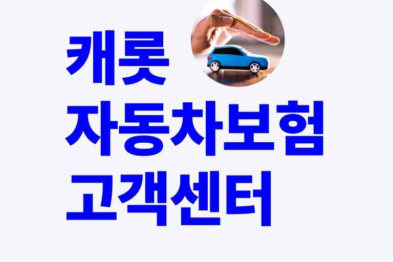 캐롯 자동차보험 고객센터