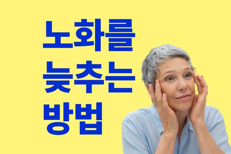 피부부터 건강까지! 노화 속도를 늦추는 최고의 방법 5가지